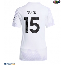 Ženski Nogometni dresi Manchester United Leny Yoro #15 Gostujoči 2025-26 Kratek Rokav